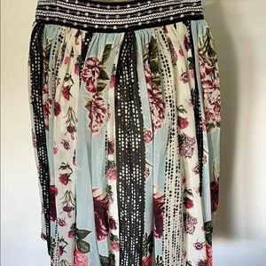 Anthropologie NWT Verb Pallavi Singhee skirt floral 4P